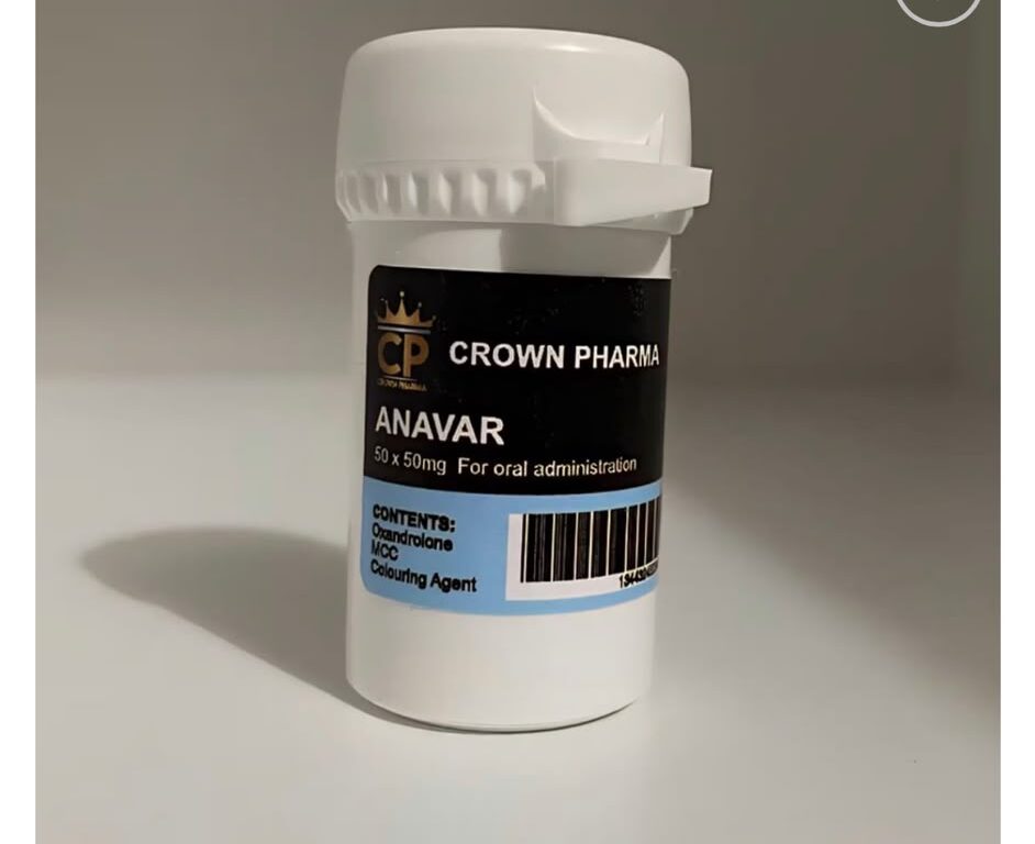 Anavar 50mg x 50 Tablets(crown pharma)